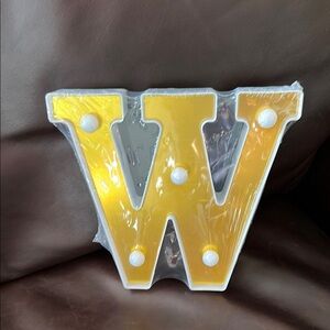 NWT Gold Light Up W Room Decor